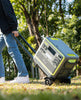 F2400 Portable Power Station Update Lightweight, Silent, and Efficient UPS with 2048Wh Lifepo4,3 X 240V AC Outputs 2400W,100W USB-C Output, Solar Generator for Rv/Camping/Home/Emergency