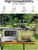 2400W 2048Wh Portable Power Station with 200W Solar Panel, Solar Generator Control via App, Lifepo4 Battery Quick Charge in 1.5H, 240V AC Outlets, 13 Outputs for Home Emergency/Camping/Rv
