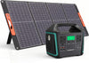 Portable Power Station S1000 with 100W Solar Panel, Solar Generator 725Wh, 2X 1000W (1500W Surge) AC Outlets, 2X 65W USB-C PD Ports for Outdoors Camping Travel RV Home