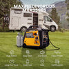 3500W Dual Fuel Inverter Generator Remote/Electric Start 4-Stroke Lpg/Petrol Inverter Generator Digital Meter Compact and Lightweight 25Kgs for Camping, RV Travel, Home, or Jobsites