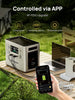 2400W 2048Wh Portable Power Station with 200W Solar Panel, Solar Generator Control via App, Lifepo4 Battery Quick Charge in 1.5H, 240V AC Outlets, 13 Outputs for Home Emergency/Camping/Rv