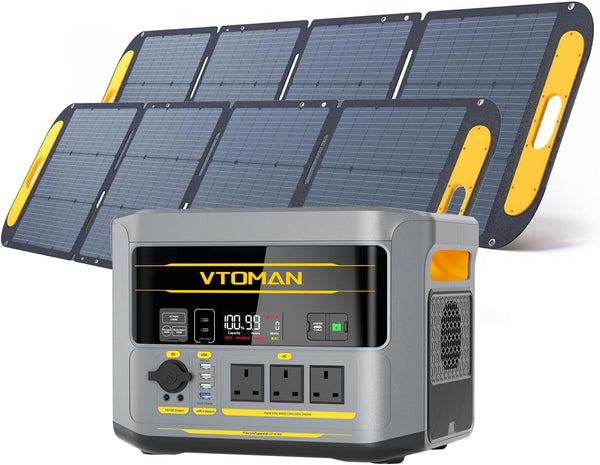 Flashspeed 2400 Portable Power Station with 2 * 200W Pro Solar Panel
