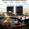 F1800 Power Station, 1024Wh Solar Generator, 1800W(Peak 2700 W)