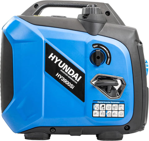 3.3Kw / 3300W Petrol Inverter Generator, 3.0Kw Continuous, Recoil Start, Pure Sine Wave, 16A Industrial Socket Low Noise Power for Caravans & Motorhomes