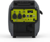 Pmi 4500 Inverter Petrol Generator - 4200W Max Power, Electric Start, Quiet Operation, Remote Control, ATS Compatible, Portable with Wheel Kit, Dual UK Sockets