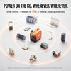 1200W Petrol Inverter Generator, Silent Portable for Camping, Home