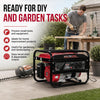 Excel Power XL2200E Portable Petrol Generator - 2300W Peak 2000W AVR Generator for Home & Camping with Digital Display | 15L Tank, Recoil Start & Low Oil Protection | 3 Year Warranty