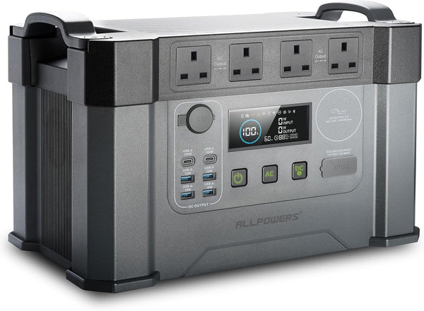 S2000 Pro Portable Power Station, 1451Wh 2400W AC Solar Generator