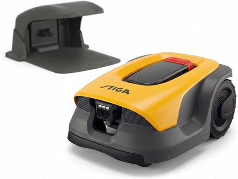 STIGA A 15v Robot Lawn Mower with Built-In AI Camera, Boundary-Wire Free Autonomous Navigation, Virtual Perimeter, Garage Cover Included – For Gardens Up to 1500 m²