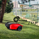 NAMVI Robot Lawnmower for Lawns up to 1500m2 with 25% Slope, Ultra Quiet, Intelligent Satellite Navigation Lawn Mower Robot for Large Lawns that Mows by Itself Diy