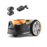 LawnMaster OcuMow 16 Vision Robot Lawnmower, 2 Batteries & Charger, 300m2