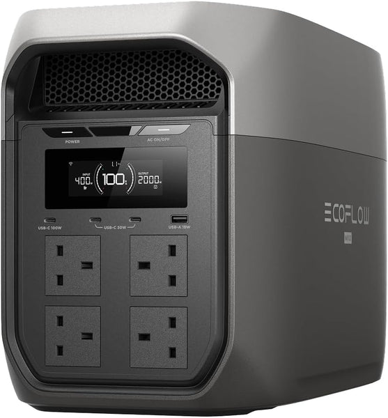 DELTA 3 Max Portable Power Station, 2048Wh Lifepo₄ Battery