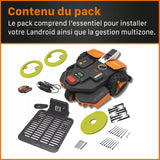 WORX WR202E Landroid Vision Robotic Lawn Mower – 250m² Patented AIA Mowing Multi-Zone, Auto Charging, 20V PowerShare Battery, Rain Sensor, Cut-to-Edge Technology, App-Controlled, 2025 Model
