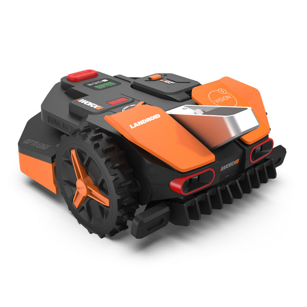 WORX WR202E Landroid Vision Robotic Lawn Mower – 250m² Patented AIA Mowing Multi-Zone, Auto Charging, 20V PowerShare Battery, Rain Sensor, Cut-to-Edge Technology, App-Controlled, 2025 Model