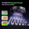 Vexilar Robot Vacuum W15,10000Pa/180Min,Self Emptying,Multi-Cyclone Bagless