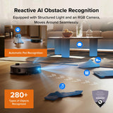 roborock Qrevo Edge 2 Robot Vacuum Cleaner with Mop, 25,000 Pa HyperSuction