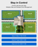 ECOVACS GOAT O600 RTK Robot Lawn Mower,Wire-Free TrueMapping 2.0 RTK Navigation,AIVI AI Obstacle Avoidance,19cm Cutting Width Robot Lawnmower for Medium Gardens up to 600m²,App Control,IPX6 Waterproof
