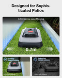 ECOVACS GOAT O600 RTK Robot Lawn Mower,Wire-Free TrueMapping 2.0 RTK Navigation,AIVI AI Obstacle Avoidance,19cm Cutting Width Robot Lawnmower for Medium Gardens up to 600m²,App Control,IPX6 Waterproof