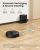 Vexilar Robot Vacuum Cleaner with Mop,10000Pa Strong Suction,Self Emptying