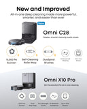 eufy X10 Pro Omni Robot Vacuum Cleaner With Mop, Carpet Detection