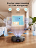 Robot Vacuum Cleaner with Mop, Bagless Robot Vacuum Cleaners UK with Self-Emptying, 10000Pa LiDAR Navigation Robotic Vacuum, Smart Mapping, Schedule, App/Alexa Control for Carpet/Pet Hair, Q20 Ultra