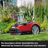 Einhell Robot Lawnmower 18V PXC, Integrated Camera Detects Mowing Area