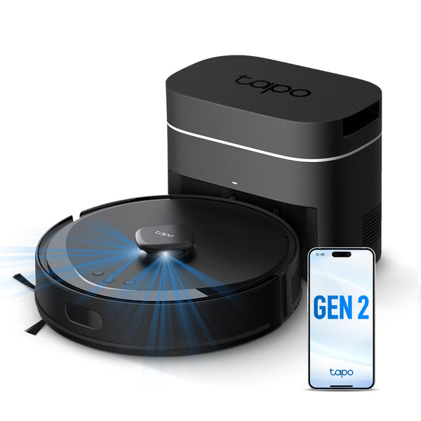 Tapo RV30 Max Plus Gen2 13000Pa All in One Robot Vacuum Cleaner with Mop