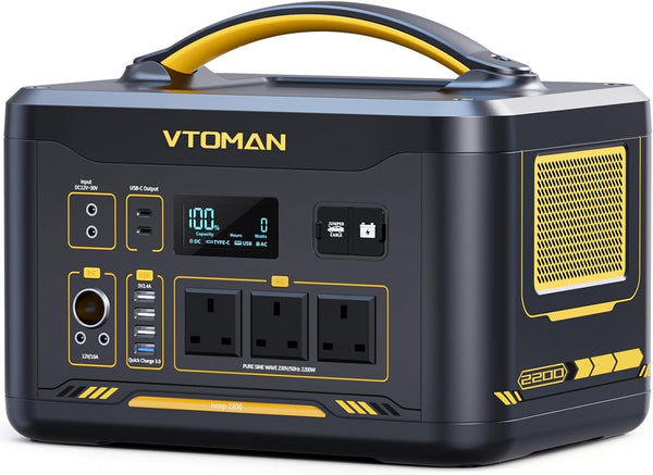 Jump 2200 Portable Power Station with 2200W/1408Wh Lifepo4 Battery