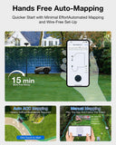 ECOVACS GOAT O600 RTK Robot Lawn Mower,Wire-Free TrueMapping 2.0 RTK Navigation,AIVI AI Obstacle Avoidance,19cm Cutting Width Robot Lawnmower for Medium Gardens up to 600m²,App Control,IPX6 Waterproof