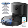 Robot Vacuum Cleaner with Mop, 10000Pa Self-Emptying Robot Vacuum and Mop, Laser Navigator with Smart Mapping Robot Vacuum,180Min Runtime, Schedule, App Alexa Voice Control for Pet Hair/Carpet,Q10 Pro