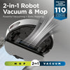 Shark Matrix Plus 2-in-1 Robot Vacuum and Mop with Self-charging Base, Grey