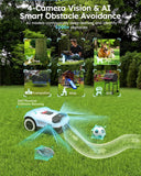 Robot Lawnmower NO Wire - 1000m², Full Band RTK+4-Eye Vision Robotic Lawn Mower, Automatic Mapping, 30 Multi-zone Management, Accurate Obstacle Avoidance, Intelligent Anti-Theft, APP Control