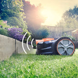 LawnMaster OcuMow 16 Vision Robot Lawnmower, 2 Batteries & Charger, 300m2