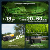 STIGA A 15v Robot Lawn Mower with Built-In AI Camera, Boundary-Wire Free Autonomous Navigation, Virtual Perimeter, Garage Cover Included – For Gardens Up to 1500 m²