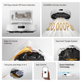 dreame D20 Air Plus Robot Vacuum and Mop with 20,000Pa Suction Power