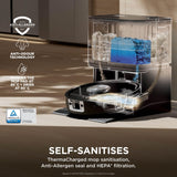 Shark PowerDetect UV Reveal Robot Mop and Vacuum, Black, AV3020XEUK