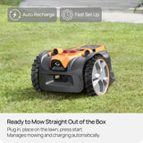 LawnMaster OcuMow AMB16-400 Vision Robot Mower & Charging Station, 400m2