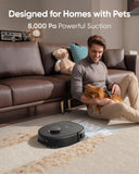 eufy X10 Pro Omni Robot Vacuum Cleaner With Mop, Carpet Detection
