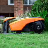 Yard Force EasyMow 260B Robotic Lawnmower with additional protection with built-in sensors: lift, obstacle, turnover, Tilt for lawns, Orange, 260 m²