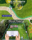 Robot Lawnmower NO Wire - 1000m², Full Band RTK+4-Eye Vision Robotic Lawn Mower, Automatic Mapping, 30 Multi-zone Management, Accurate Obstacle Avoidance, Intelligent Anti-Theft, APP Control