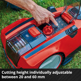 Einhell Robot Lawnmower 18V PXC, Integrated Camera Detects Mowing Area