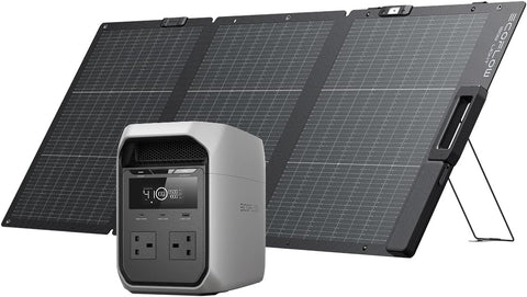 ECOFLOW DELTA 3 Classic 1024Wh Portable Power Station with 160W Solar Panel