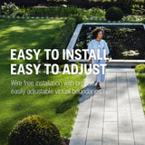 HUSQVARNA Automower® Aspire R6V – Wire-Free Robotic Lawn Mower, AI Vision Object Detection, GPS Navigation, Wi-Fi App Control, Systematic Mowing Patterns, Virtual Zones, Up to 600 m2