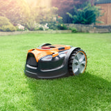 LawnMaster OcuMow 16 Vision Robot Lawnmower, 2 Batteries & Charger, 300m2