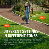 HUSQVARNA Automower® Aspire R6V – Wire-Free Robotic Lawn Mower, AI Vision Object Detection, GPS Navigation, Wi-Fi App Control, Systematic Mowing Patterns, Virtual Zones, Up to 600 m2