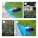 SUNTEK Robot Lawn Mower without Boundary, AI Pure Vision Robotic Mower with Auto Mapping, Slope up to 35°, IPX5 Waterproof Rating, Automatic Mapping, APP Control for lawns up to 250 m²