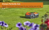 Flymo EasiLife 150 GO Robotic Lawn Mower - Cuts Up to 150 sq m, Ultra Quiet Mowing & FLY072 x9 1200R Robotic Metal Blades - 595286601