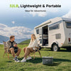 S2000 PRO Solar Generator with 100W Solar Panel, 1451Wh Battery