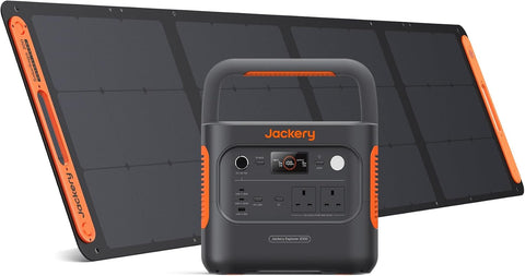 2000 V2, Lighter & Smaller 2Kwh Power Station with 200W Solar Panel