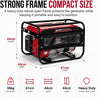 Excel Power XL2200E Portable Petrol Generator - 2300W Peak 2000W AVR Generator for Home & Camping with Digital Display | 15L Tank, Recoil Start & Low Oil Protection | 3 Year Warranty